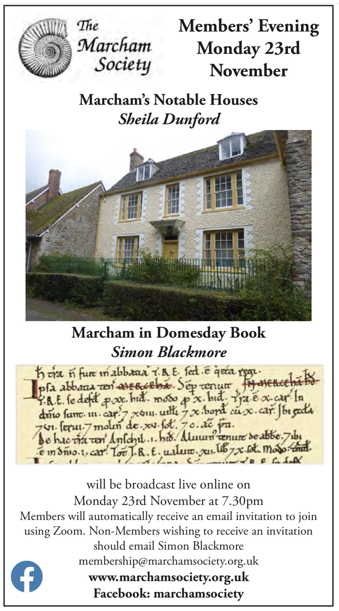 Marcham Local History Talks