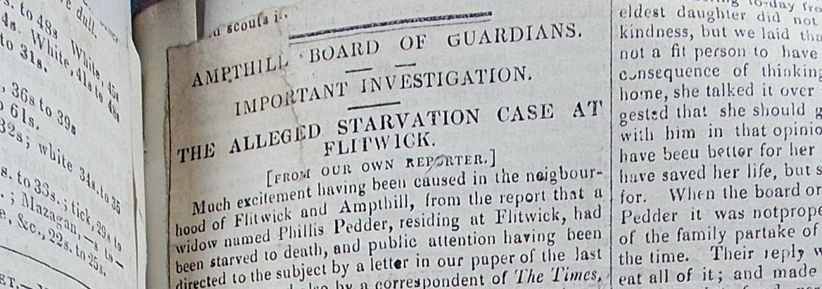 Must we starve” the written testimony of the English and Welsh Victorian Poor: 1834 to 1900