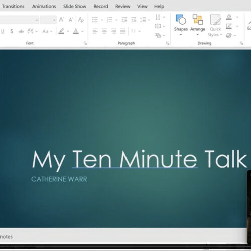 Making Your PowerPoint Ten-Minute Talk Video