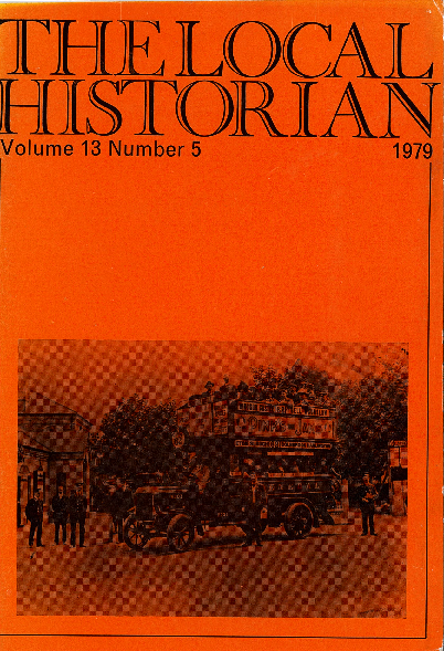 The Local Historian Volume 13 Number 5 February 1979