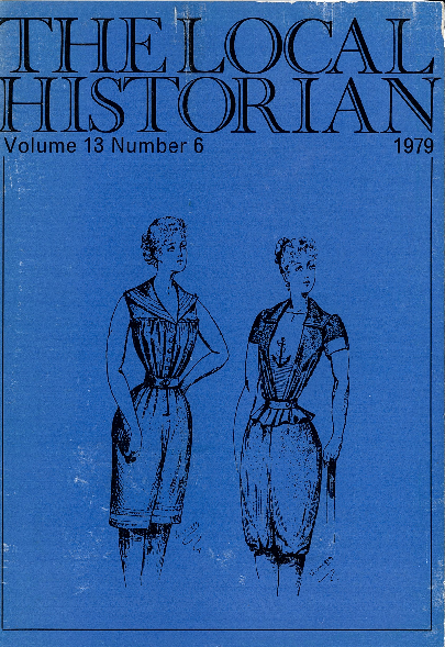 The Local Historian Volume 13 Number 6 May 1979