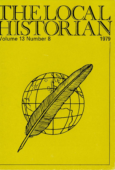 The Local Historian Volume 13 Number 8 November 1979