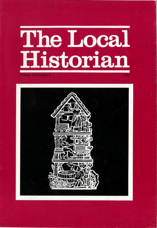 The Local Historian Volume 14 Number 4 November 1980