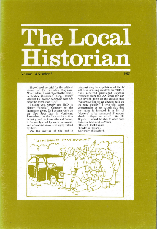 The Local Historian Volume 14 Number 5 February 1981