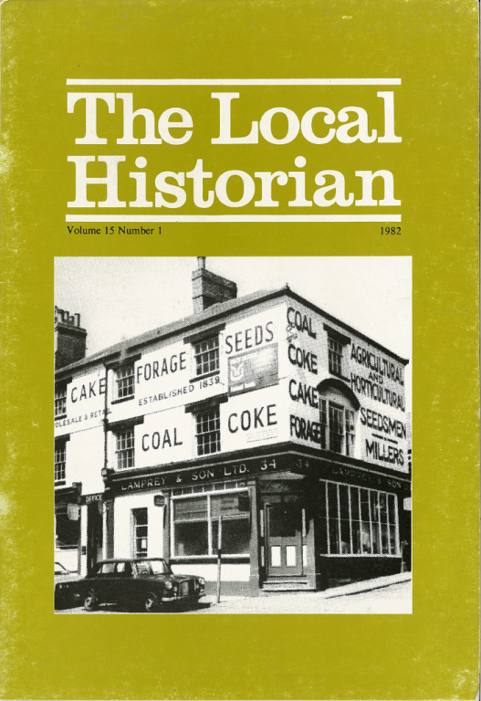 The Local Historian Volume 15 Number 1 February 1982