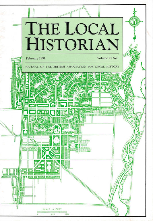 The Local Historian Volume 21, Number 1 February 1991