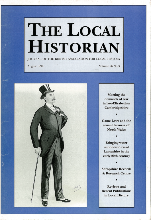 The Local Historian Volume 26, Number 3 August 1996