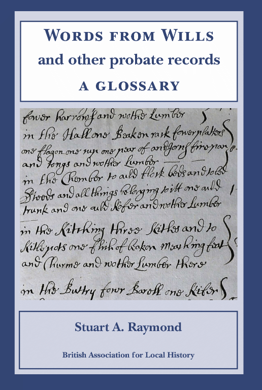 Words From Wills and Other Probate Records