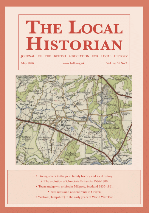 The Local Historian Volume 56 Number 2 May 2026